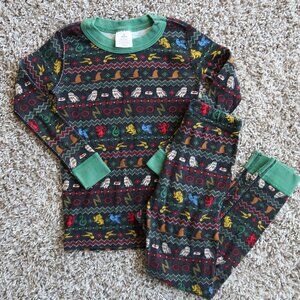 Hanna Andersson Christmas Pajamas Fair Isle Harry Potter Size 5T